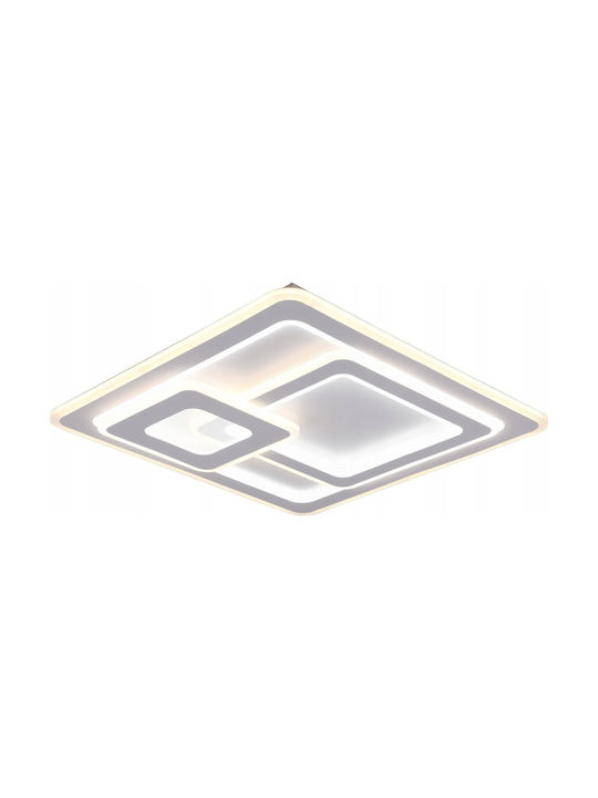 Trio Lighting Mita Таванно осветление 51бр Бяла с Вграден LED и Дистанционно Управление