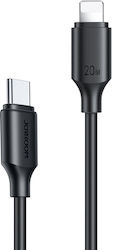 Joyroom S-CL020A9 USB-C to Lightning Cable 20W Μαύρο 0.25m