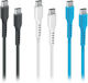 SBS 3-Pack USB 2.0 Cable USB-C male - USB-C Μαύρο 1.2m KITCC3X1WBK 3τμχ