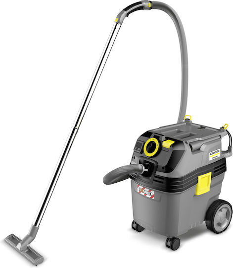 Karcher NT 30/1 Ap Te L Прахосмукачка За Течности / Твърди 1380W с Пластмаса Контейнер 30лт
