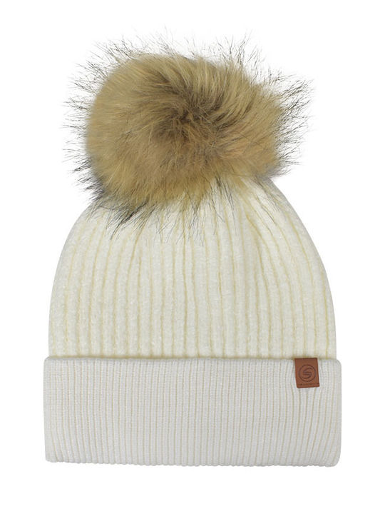 Stamion Jr Gestricktes Beanie Beiges