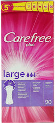 CareFree Plus Large Daily Liners for Normal Flow 2.5 Drop 20pcs