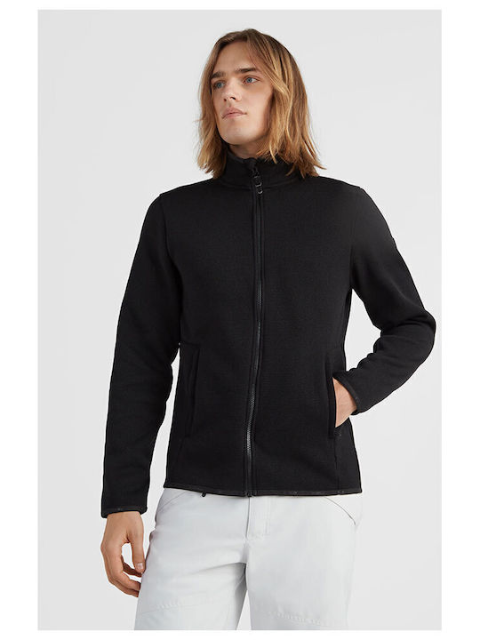 Herren Fleecejacke Schwarz