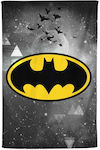 Pennie Logo Warner Bros Παιδική Πετσέτα Θαλάσσης Γκρι Batman 130x70εκ.