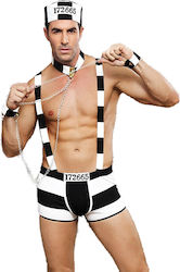 STD Prisoner Uniform White / Black