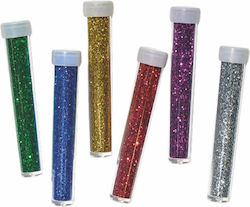 Junior Multicolour Glitter Gold Dust 8g 6 Pieces