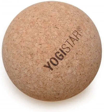 Yogistar Fascia Cork Ball Ball Massage 8cm in Brown Color