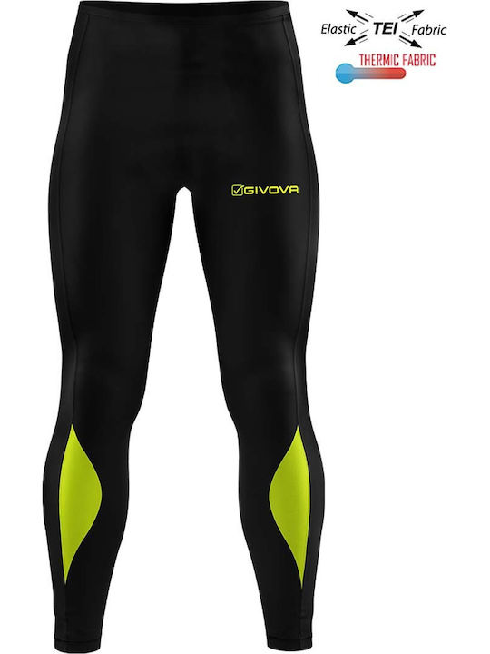 Givova Herren Sportleggings Lang Schwarz Givova Herren Sportleggings Lang Schwarz