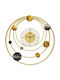 Wall Clock Metallic Gold Ø60cm