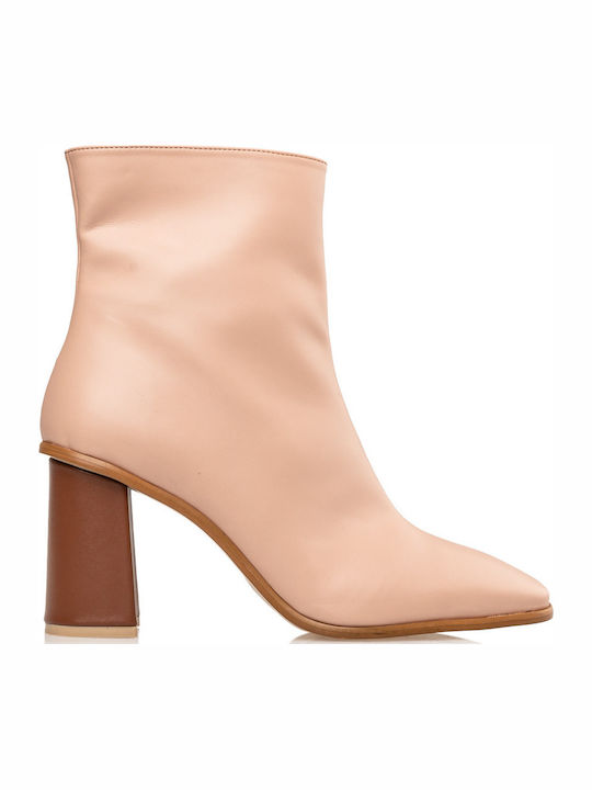 Stiefeletten Damen Beige