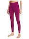Dri-Fit Yoga Colanți Cropped Talie Înaltă Fuchsia