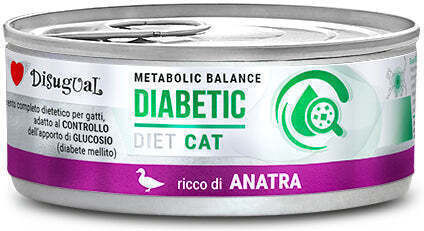 Disugual Metabolic Balance Diabetic Wet Food for Cats in Can with Diet Duck 85gr
