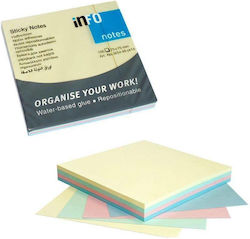 Sticky Memo Pads Cube 7.5x7.5cm Info