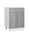 Floor Cabinet Gray L60xW46xH81.5cm