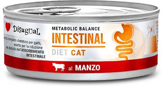 Disugual Metabolic Balance Intestinal Υγρή Τροφή για Ενήλικες Γάτες σε Κονσέρβα με Μοσχάρι Διαίτης 85gr
