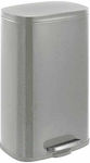 Homestyle Metallic Waste Bin 30lt with Pedal Inox