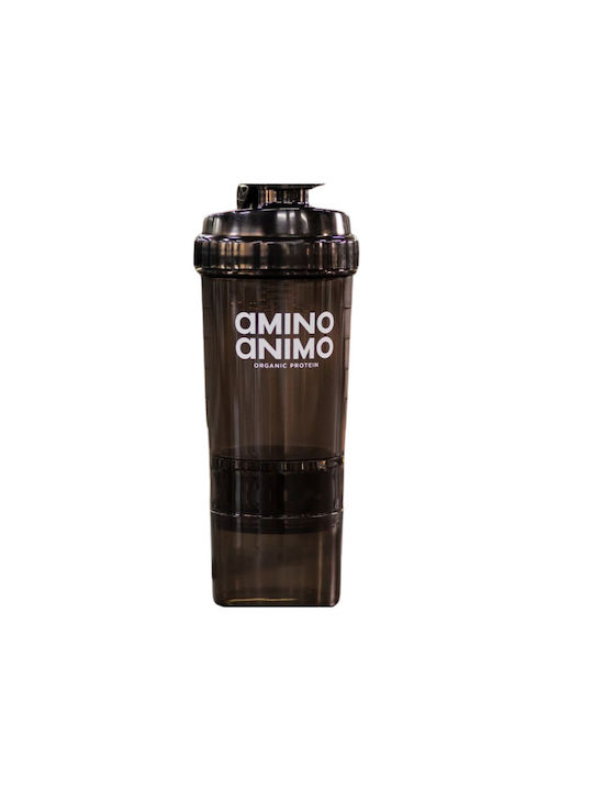 Amino Shaker Πρωτεΐνης 500ml Πλαστικό Μαύρο