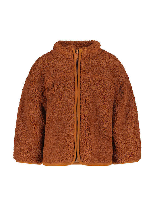 Jacket children's jacket The New Chapter Teddy Tawny brown