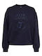 Only Women's Sweatshirt Navy Blue