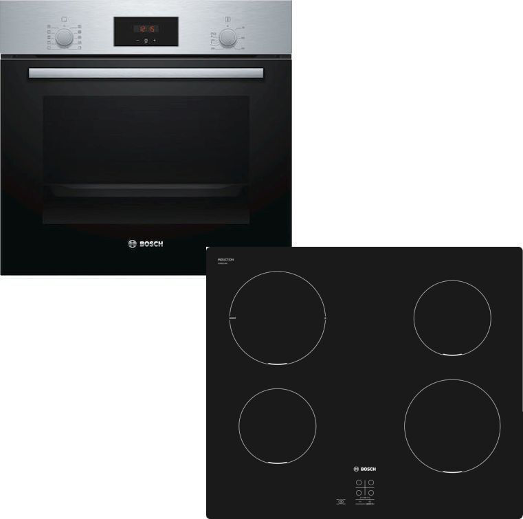 Bosch HBF154ES0 + PUG611AA5E Φούρνος άνω Πάγκου 66lt με Κεραμικές ...
