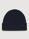 VINTAGE LOGO Beanie Ανδρικός Σκούφος Πλεκτός σε Navy Μπλε χρώμα