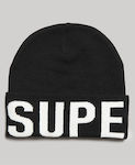 Superdry Mountain Beanie Beanie Knitted in Blac...