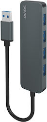 Savio AK-53 USB Hub 3 Θυρών (USB-A) Savio AK-53 USB Hub 3 Θυρών (USB-A)