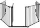 Hauck Security Door made of Metal in Black Color 300εκ. 1pcs