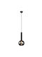 Trio Lighting Clayton Pendant Light Single-Light for Socket E27 Black