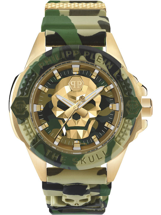Philipp Plein The Skull Ceas bărbătesc 44mm Bat...