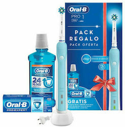 Oral-B Pro 1 700 3D Ηλεκτρική Οδοντόβουρτσα Μπλε