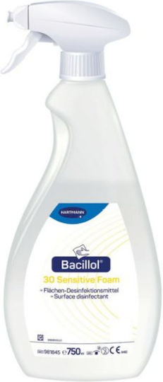 Hartmann Bacillol 30 Sensitive Foam Αφρός Καθαρισμού Γενικής Χρήσης με Απολυμαντική Δράση 750ml