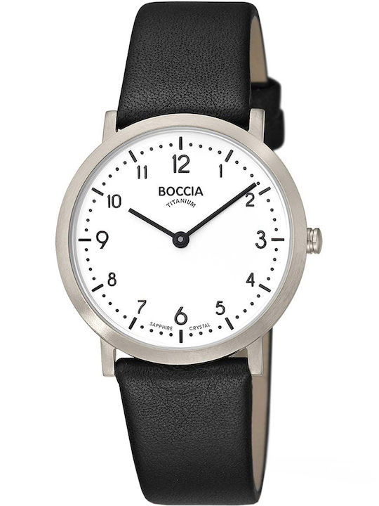 Boccia Γυναικείο Ρολόι 34mm Μπαταρίας με Μαύρο ...