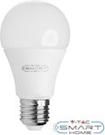 V-TAC Smart LED-Lampe 11W für Fassung E27 und Form A60 RGBW 1055lm