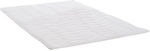 HomeMarkt Twin XL Foam Mattress Topper with Elastic Straps 160x200x2cm