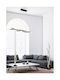 Trio Lighting Blaze Ρυθμιζόμενο Κρεμαστό Φωτιστικό Μαύρο LED Ράγα 107x15x150εκ.
