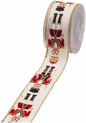JK Home Decoration Καρυοθραύστης Stoff Band Beige 9meters mit Breite 55mm JK Home Decoration Καρυοθραύστης Stoff Band Beige 9meters mit Breite 55mm