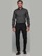 Sergio Trousers Suit in Loose Fit Black