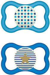 Mam Air Orthodontic Silicone Pacifiers Stars For 6+ Months 2 Pieces Mam Air Orthodontic Silicone Pacifiers Stars For 6+ Months 2 Pieces