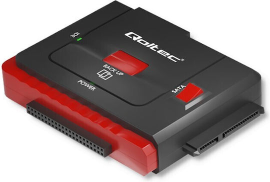 Qoltec 50645 USB 3.0 to IDE SATA III Μαύρο