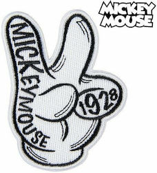 Mickey Mouse 2703987 White Patch Sewing Supply 9.5x14.5cm