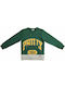 Kids Sweatshirt with Hood and Pockets Green