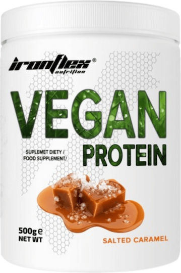 Ironflex Nutrition Vegan Protein Gluten & Lactose Free with Flavor Salted Caramel 500gr