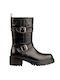 Alpe Leather Women's Ankle Boots Black