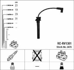 NGK RC-RV1301 Μπουζοκαλώδια Αυτοκινήτου