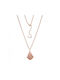 Senza Babybell Necklace with Pink Gold Plating