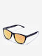 Hawkers One Raw Carbon Fiber Men's Sunglasses with Gray Plastic Frame and Orange Polarized Lens NVA3561044