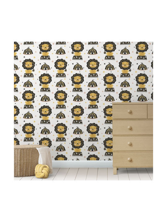 Embossed wallpaper - The Lion