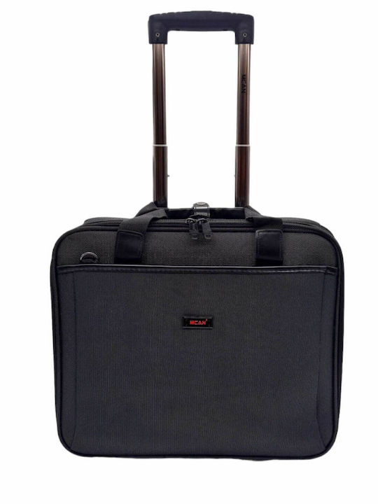 Mcan Underseat-Business 40/20 Cabin Hard Black Suitcase With 2 Wheels Height 34cm