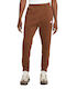 Nike Sportswear Men's Fleece Sweatpants with Rubber Brown